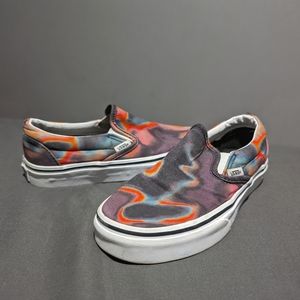 Vans colorful acid pattern size 5
